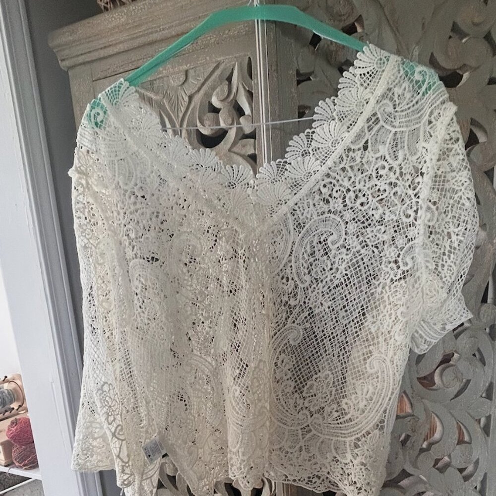 Miss Me Lace Layering Top with undertank